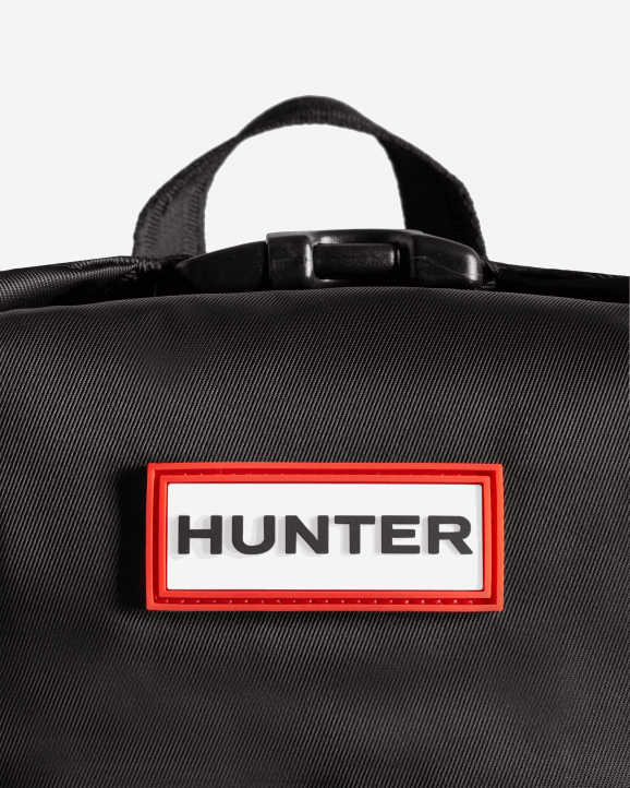 UK Hunter Men Mini Nylon Pioneer Top Clip Backpack Black 28BV423