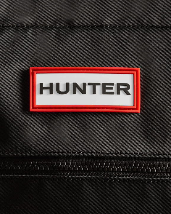 UK Hunter Men Nylon Medium Top Clip Tote Bag Black 28BV457