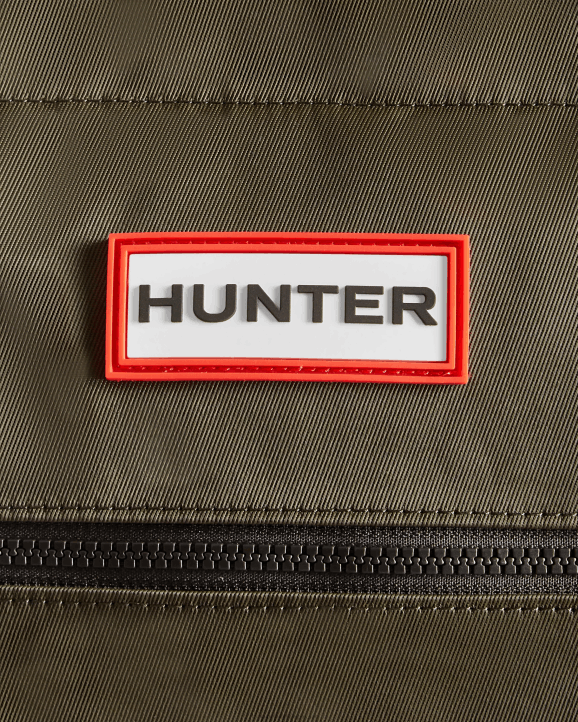 UK Hunter Men Nylon Medium Top Clip Tote Bag Dark Olive 28BV458
