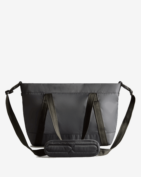 UK Hunter Men Nylon Medium Top Clip Tote Bag Navy 28BV459