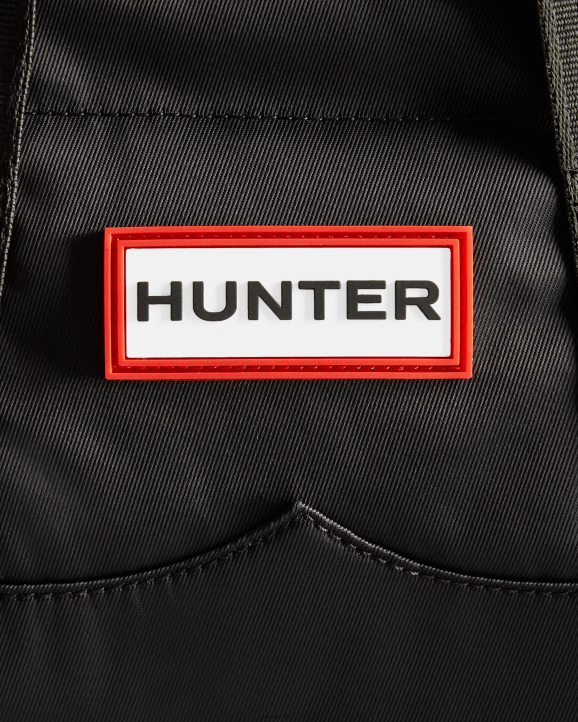UK Hunter Men Nylon Mini Top Clip Tote Bag Black 28BV461