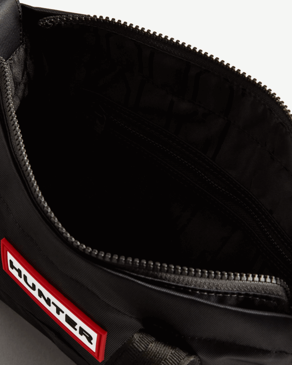 UK Hunter Men Nylon Mini Top Clip Tote Bag Black 28BV461