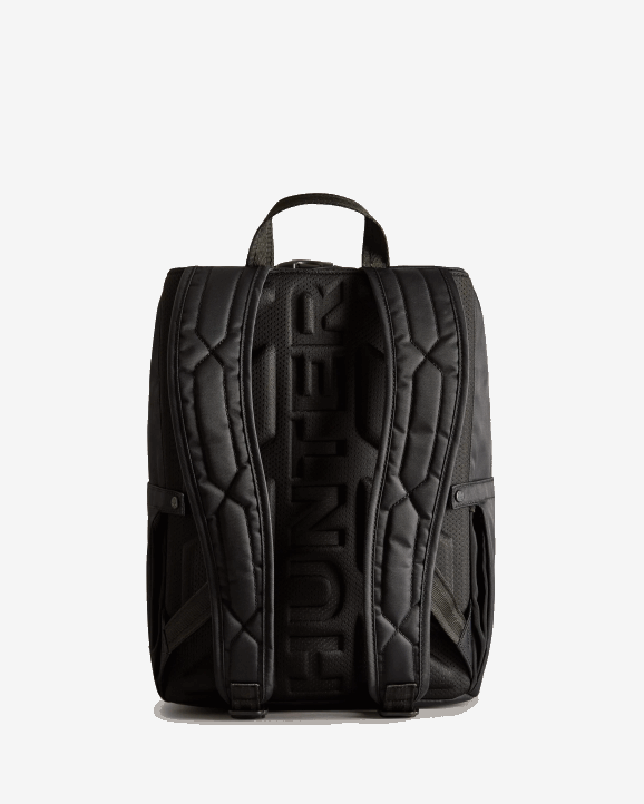 UK Hunter Men Nylon Pioneer Top Clip Backpack Black 28BV376