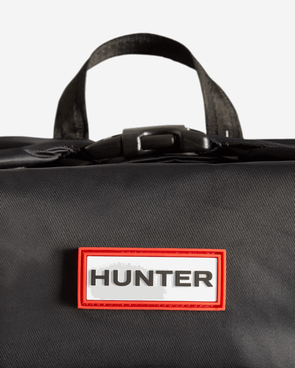 UK Hunter Men Nylon Pioneer Top Clip Backpack Black 28BV376