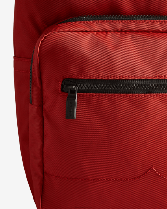 UK Hunter Men Nylon Pioneer Top Clip Backpack Military Red 28BV420