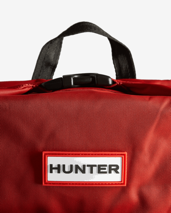 UK Hunter Men Nylon Pioneer Top Clip Backpack Military Red 28BV420