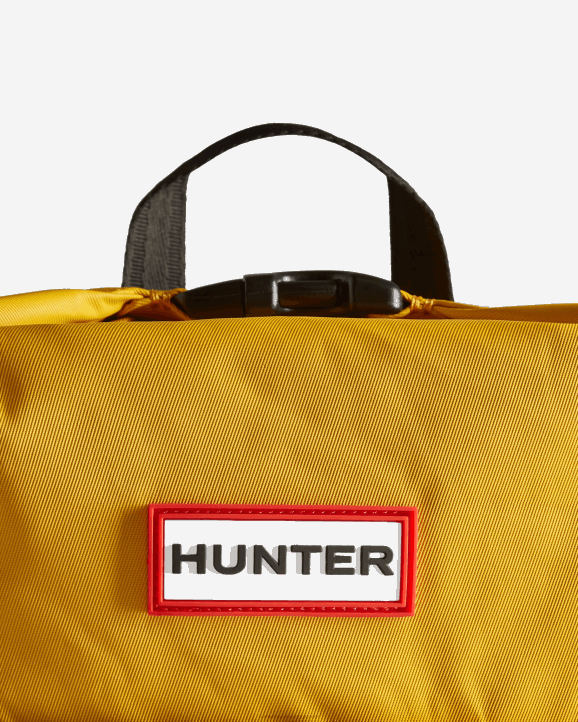 UK Hunter Men Nylon Pioneer Top Clip Backpack Yellow 28BV422