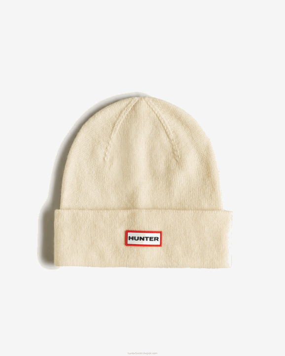 UK Hunter Men Play Essential Cuff Beanie Hunter White 28BV444