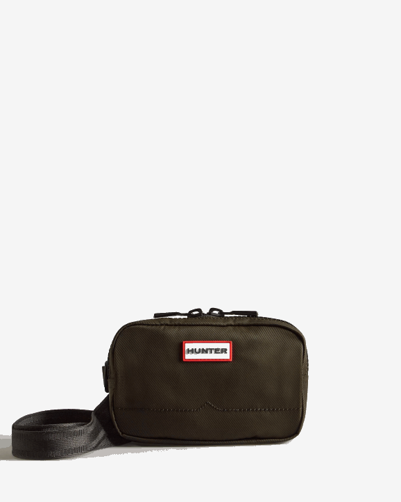 UK Hunter Men Nylon Keeper Phone Pouch Dark Olive 28BV456