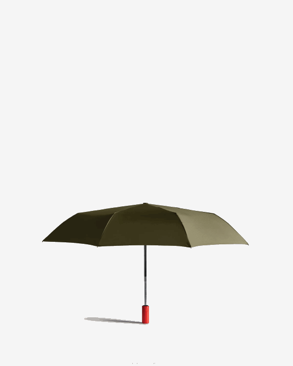 UK Hunter Men Automatic Compact Umbrella Dark Olive 28BV453