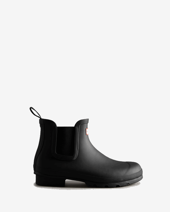 UK Hunter Men Insulated Chelsea Boots Black 28BV543