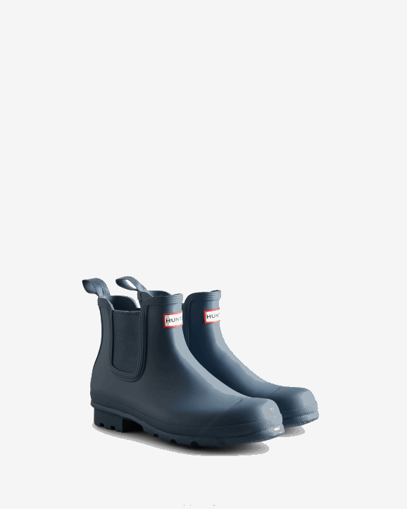 UK Hunter Men Original Chelsea Boots Borrowed Blue 28BV556