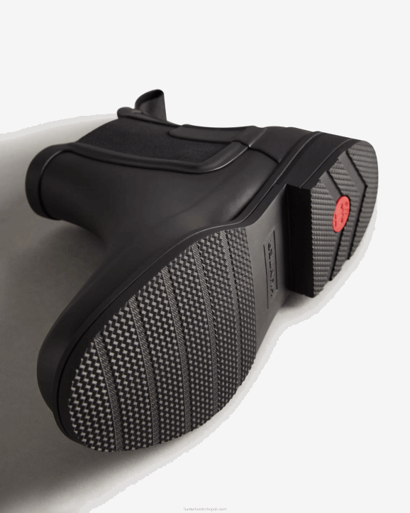 UK Hunter Men Refined Slim Fit Chelsea Boots Black 28BV522