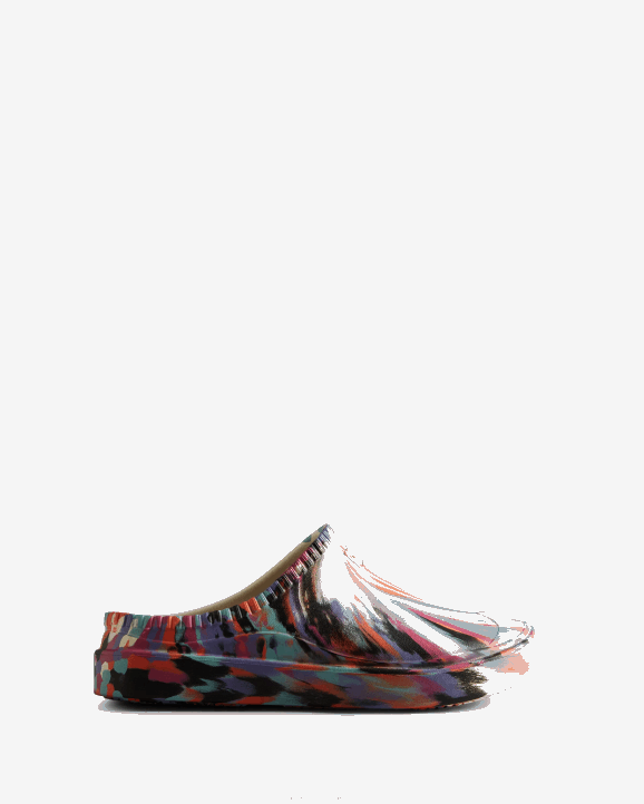 UK Hunter Men In/Out Bloom Clogs White Marble/White Willow 28BV136