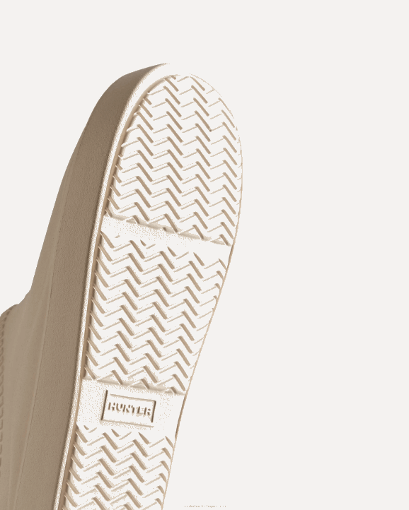 UK Hunter Men In/Out Bloom Clogs White Willow 28BV101