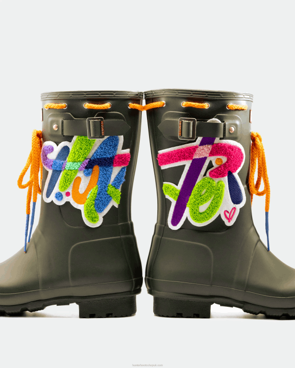 UK Hunter Men Hunter X Sam Lao Original Short Rain Boot 28BV539