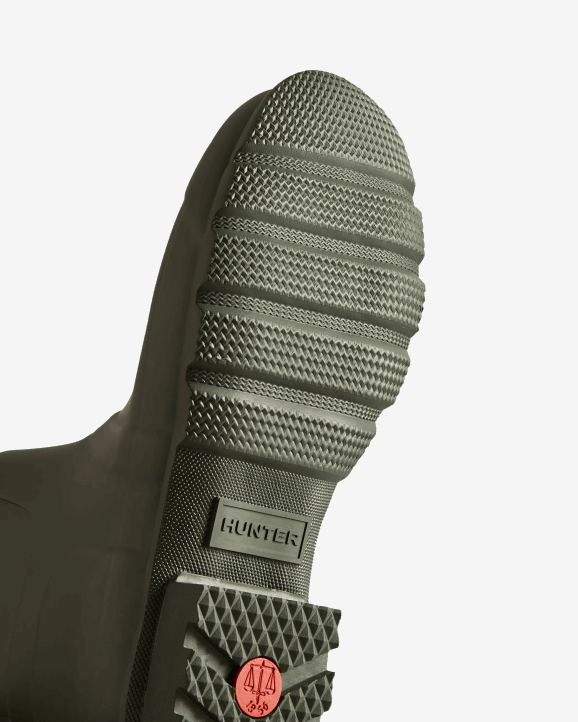 UK Hunter Men Original Short Rain Boots Dark Olive 28BV518