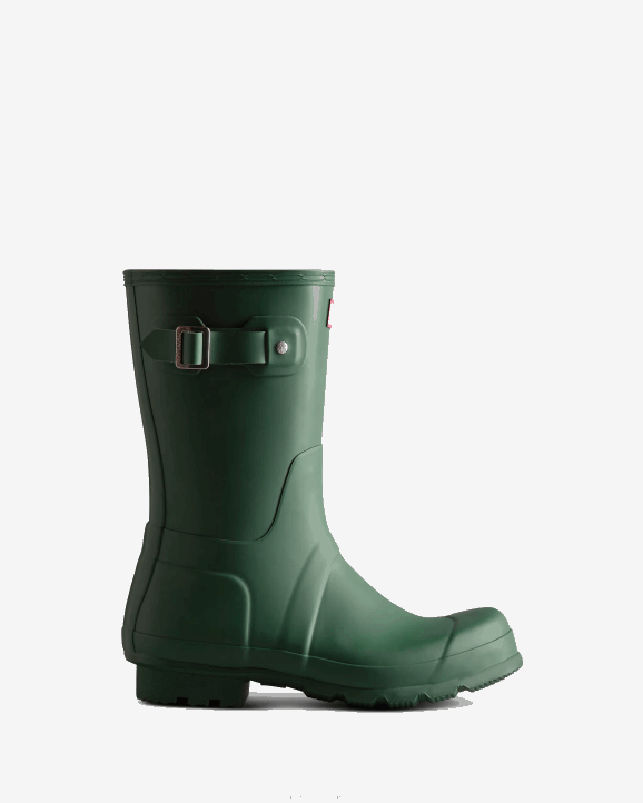 UK Hunter Men Original Short Rain Boots Thicket Green 28BV547