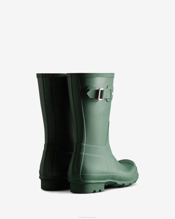 UK Hunter Men Original Short Rain Boots Thicket Green 28BV547
