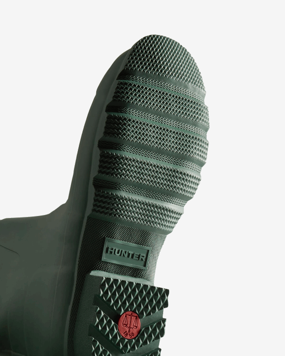 UK Hunter Men Original Short Rain Boots Thicket Green 28BV547