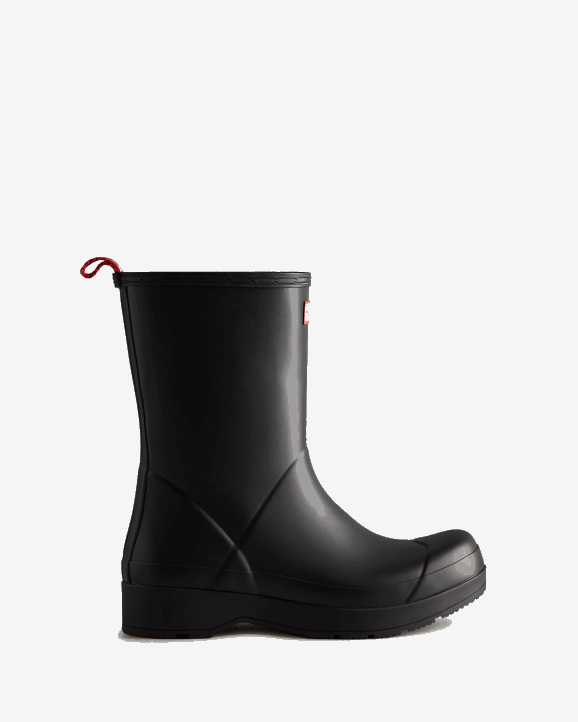 UK Hunter Men Play Mid-Height Rain Boots Black 28BV510