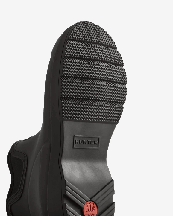 UK Hunter Men Play Neoprene Chelsea Boots Black 28BV508