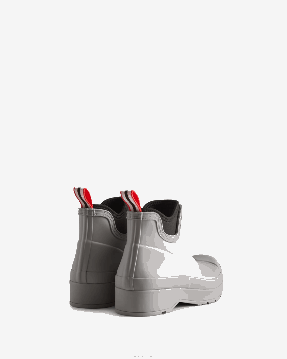 UK Hunter Men Play Neoprene Chelsea Boots Steall Light Grey 28BV521