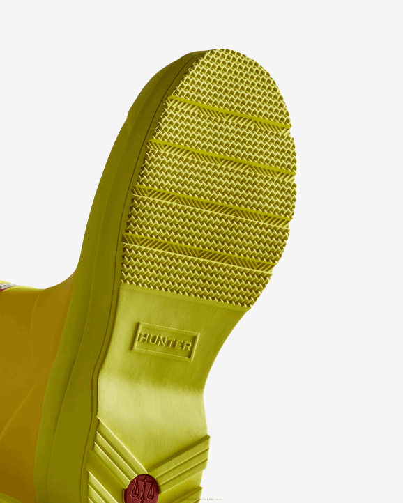 UK Hunter Men Play Short Rain Boots Illuminating Yellow/Zesty Yellow 28BV511
