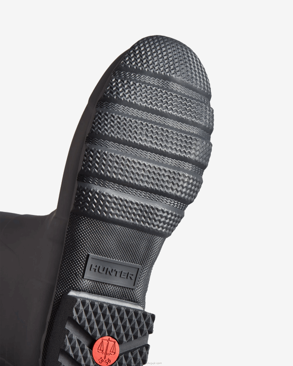 UK Hunter Men Short Side Adjustable Rain Boots Slate Grey 28BV544