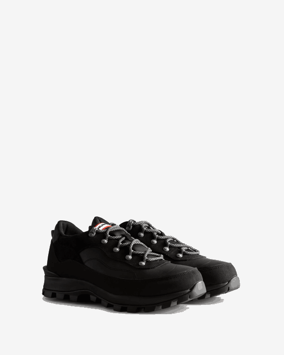 UK Hunter Men Explorer Insulated Leather Shoes Black 28BV582