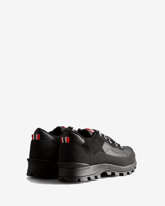 UK Hunter Men Explorer Insulated Leather Shoes Black 28BV582