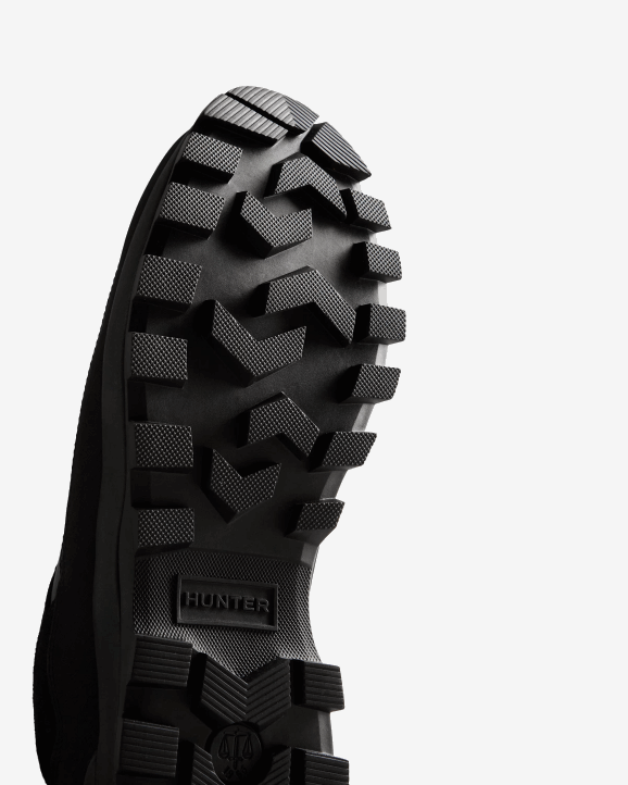 UK Hunter Men Explorer Insulated Leather Shoes Black 28BV582