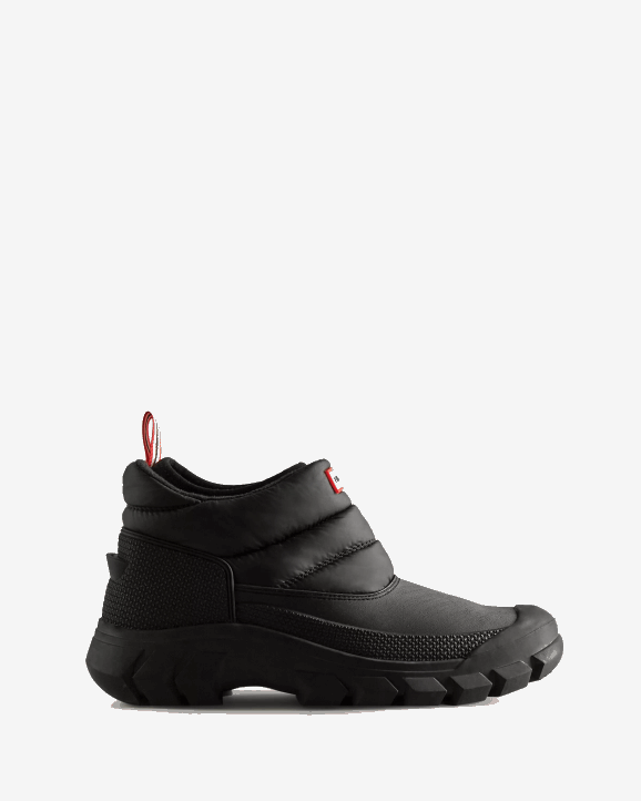 UK Hunter Men Intrepid Insulated Ankle Snow Boots Black 28BV533