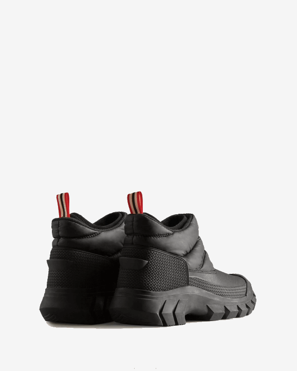 UK Hunter Men Intrepid Insulated Ankle Snow Boots Black 28BV533