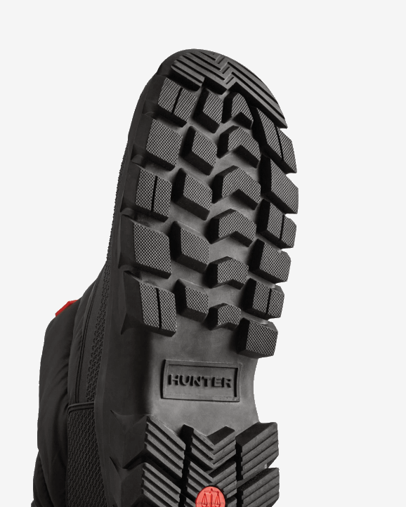 UK Hunter Men Intrepid Insulated Ankle Snow Boots Black 28BV533