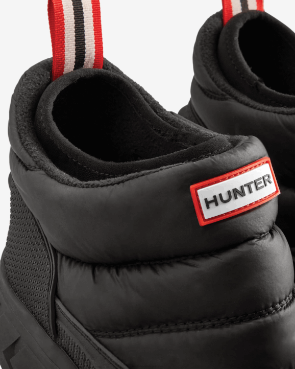 UK Hunter Men Intrepid Insulated Ankle Snow Boots Black 28BV533