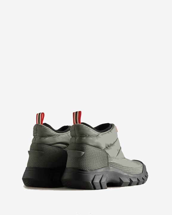 UK Hunter Men Intrepid Insulated Ankle Snow Boots Urban Grey/Black 28BV541