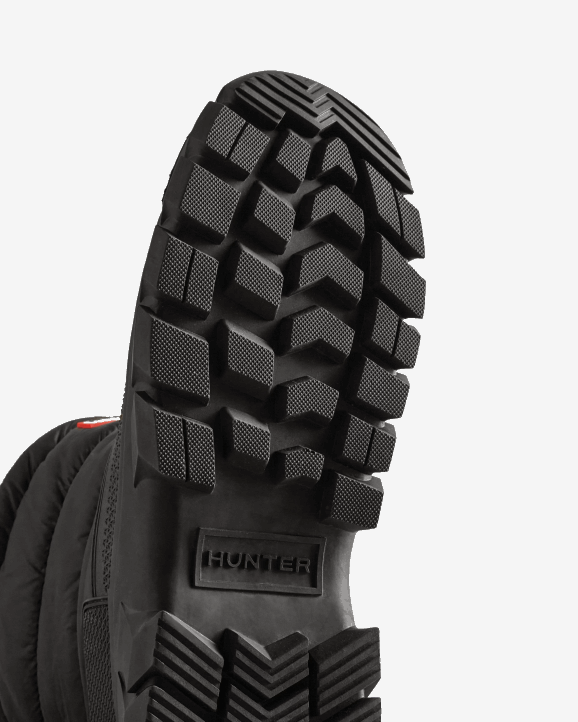 UK Hunter Men Intrepid Insulated Short Snow Boots Black 28BV540