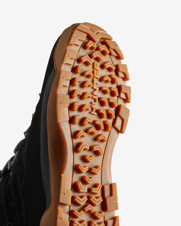 UK Hunter Men Travel Explorer Lace-Up Commando Boots Black 28BV576