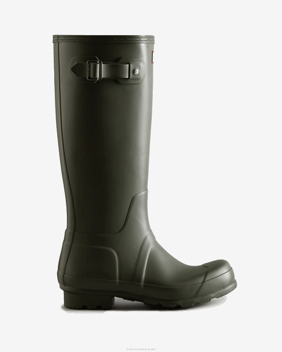 UK Hunter Men Original Tall Rain Boots Dark Olive 28BV516