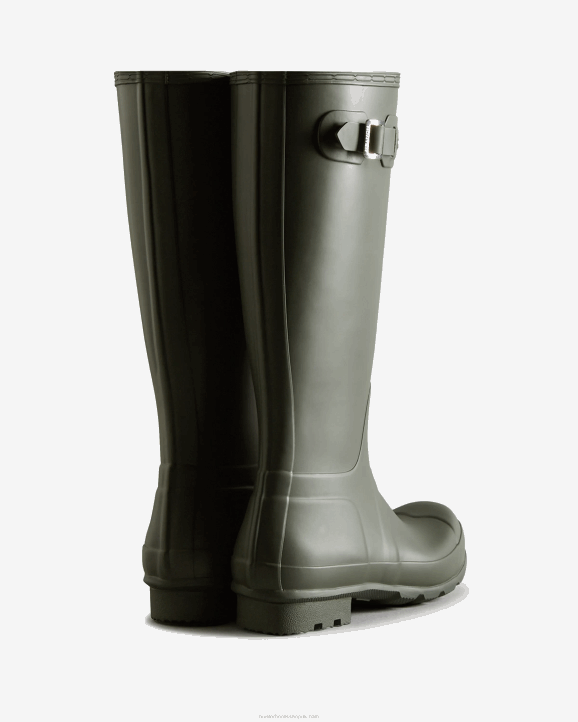 UK Hunter Men Original Tall Rain Boots Dark Olive 28BV516