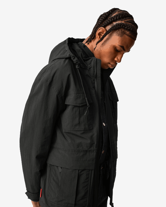 UK Hunter Men Explorer Recycled Nylon Jacket Hunter Black 28BV611