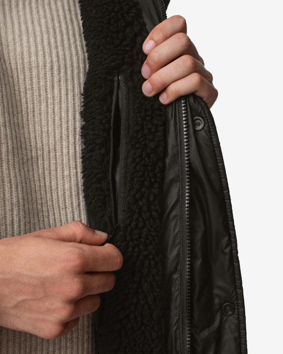 UK Hunter Men Intrepid Insulated Long Puffer Coat Hunter Black 28BV608