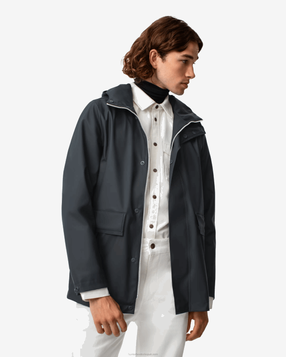 UK Hunter Men Lightweight Waterproof Rain Jacket Hunter Navy 28BV610