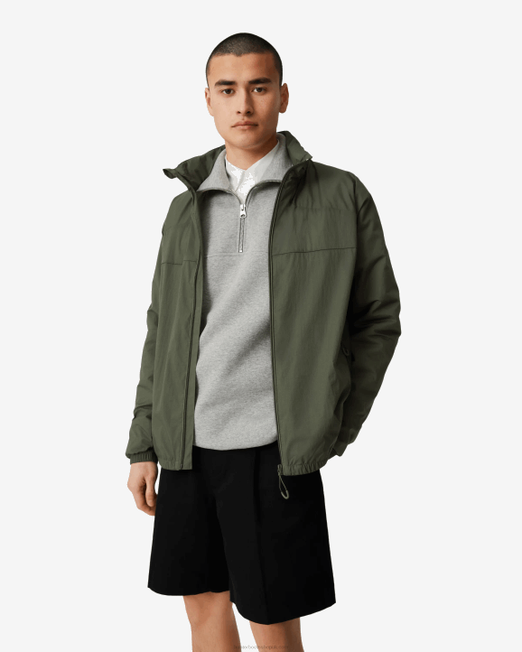 UK Hunter Men Travel Recycled Nylon Shell Jacket Lichen Green 28BV606