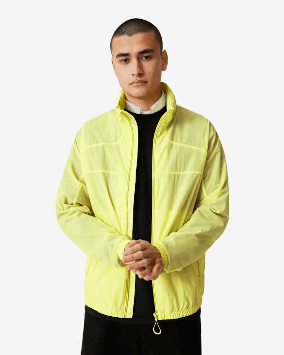 UK Hunter Men Travel Recycled Nylon Shell Jacket Zesty Yellow 28BV607