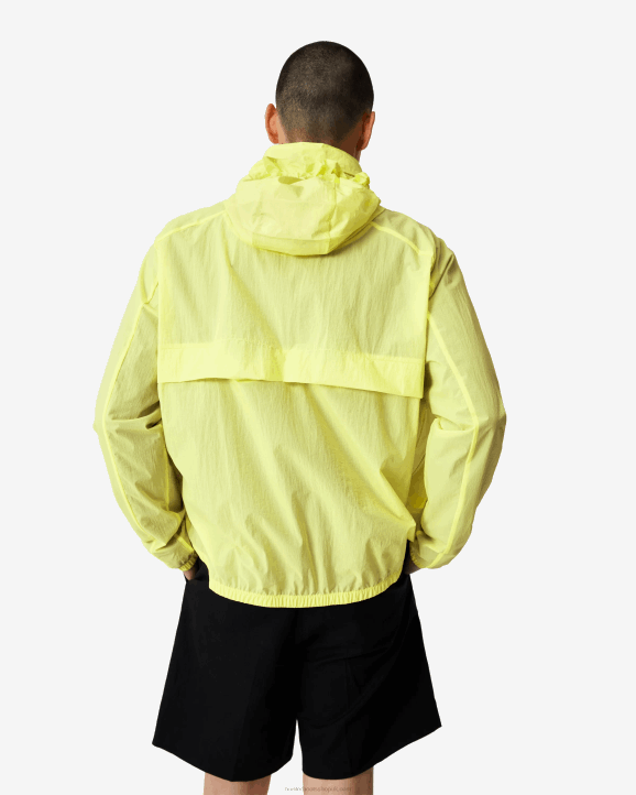 UK Hunter Men Travel Recycled Nylon Shell Jacket Zesty Yellow 28BV607