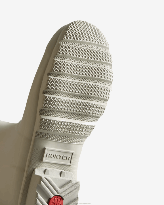 UK Hunter Women Short Back Adjustable Rain Boots Ice Grey/Urban Grey 28BV173