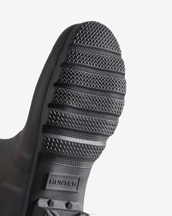 UK Hunter Women Short Back Adjustable Rain Boots Slate Grey 28BV124