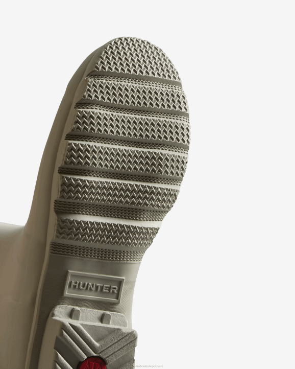 UK Hunter Women Tall Back Adjustable Rain Boots Ice Grey/Urban Grey 28BV191